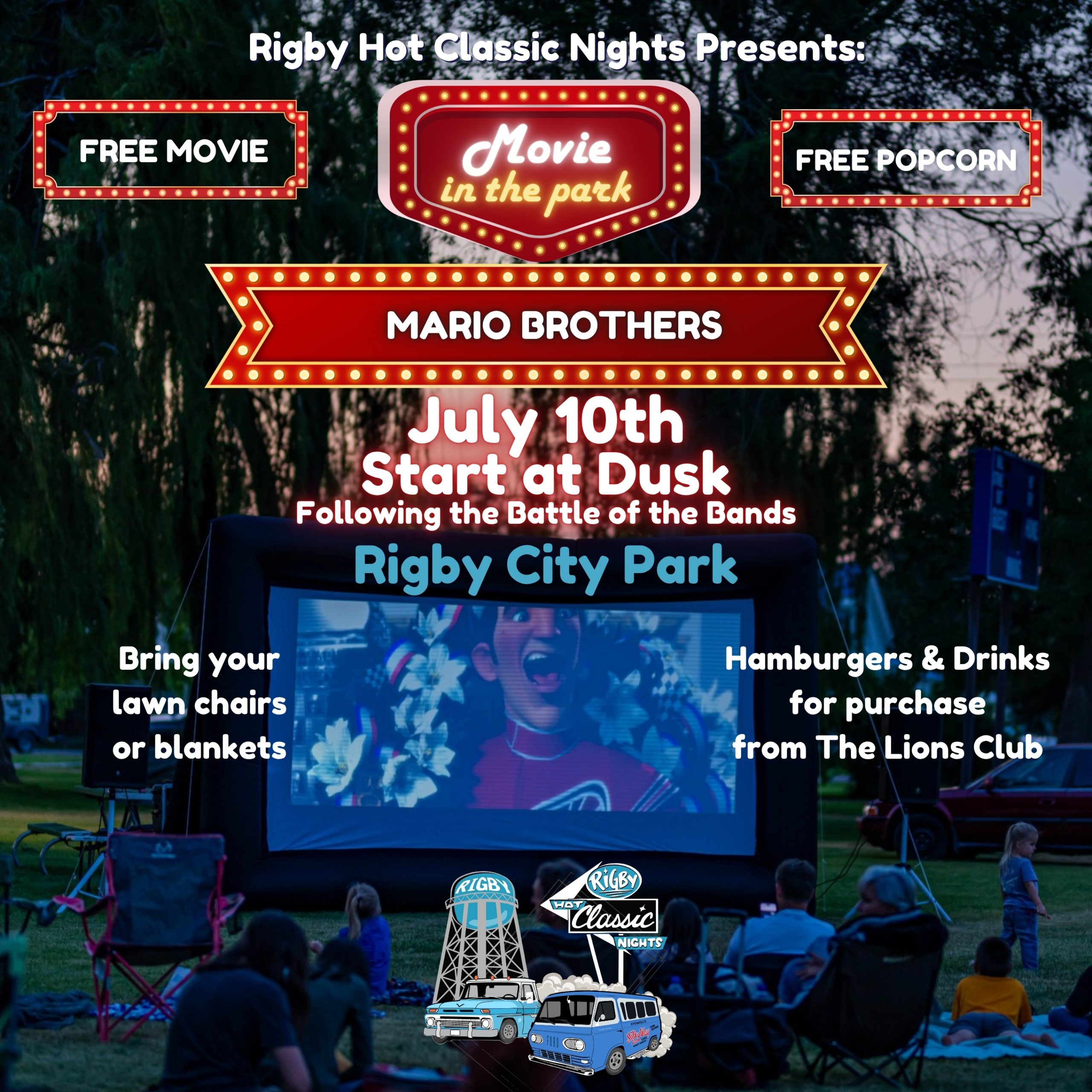 hot classic nights movie in the park 2025